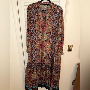 EUC Johnny Was Maxi Dress size XL